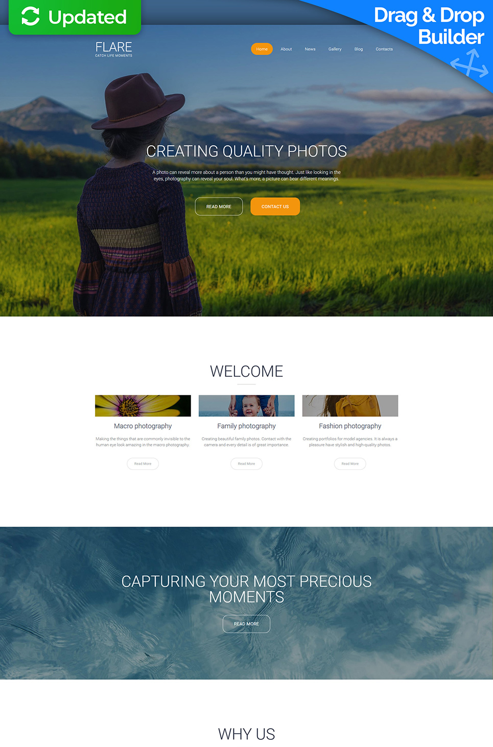 Photographer Portfolio Photo Gallery Template New Screenshots BIG