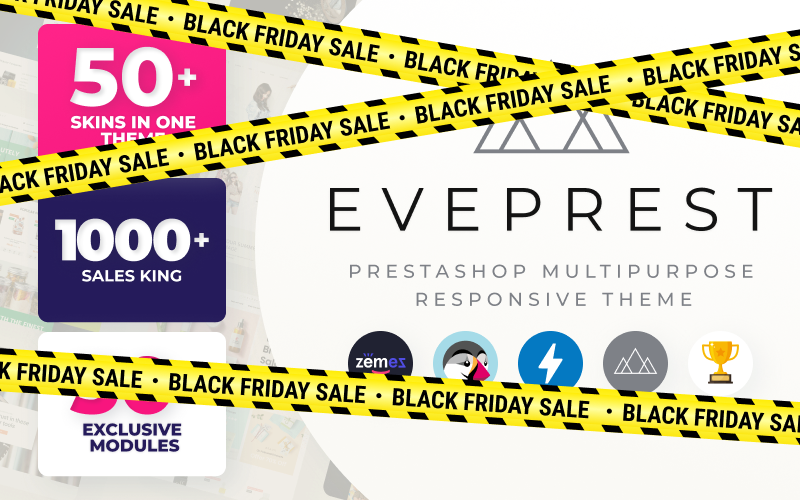 Reszponzív Eveprest - egy többcélú PrestaShop téma PrestaShop sablon 59555
