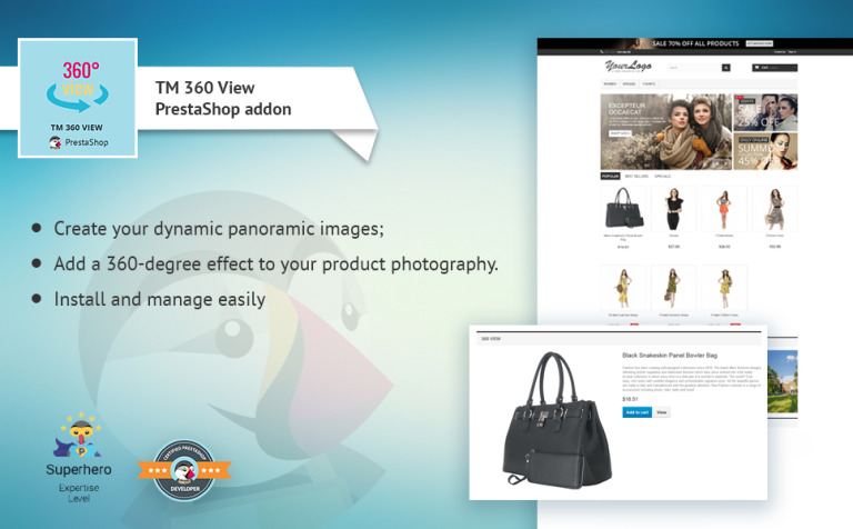 TM 360 View PrestaShop Module Theme Big Screenshot TM 360 View PrestaShop Module New Screenshots BIG