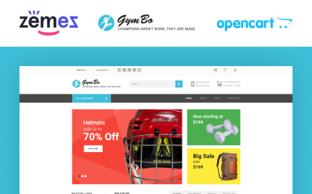 GymBo OpenCart Template