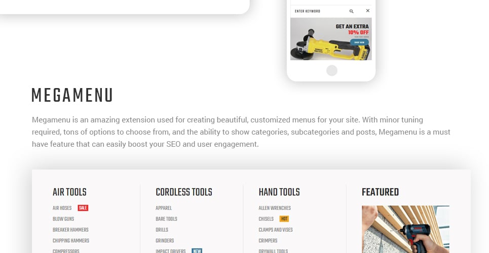  GrailWibo - Electrical Tools Store Magento 2 Theme