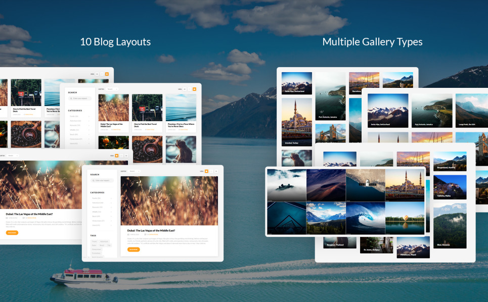 Travel Agency Online Web Template
