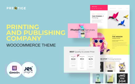 Presstige - Digital Printing Company Responsive WordPress Theme