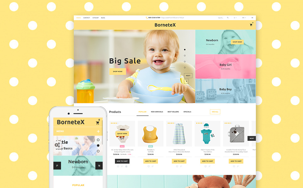 Maternity Store Theme