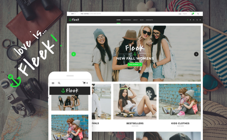 Fleek - Urban Fashion Store WPML ready WooCommerce Template Big Screenshot Fleek - Urban Fashion Store WooCommerce Theme New Screenshots BIG