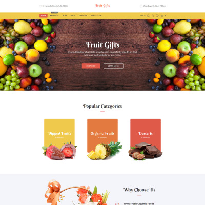 Fruit Responsive Shopify Teması