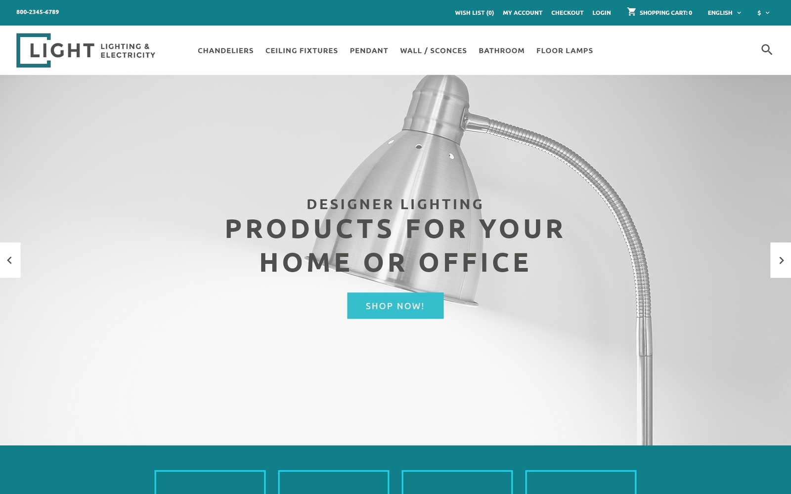 Responsive Light Opencart #60056