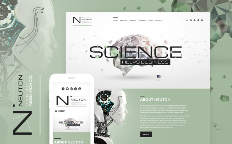 Science Lab Responsive WordPress Theme Big Screenshot Science Lab Responsive WordPress Theme New Screenshots BIG