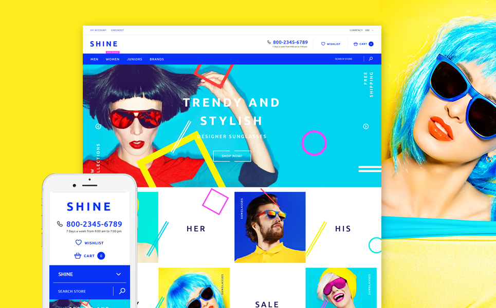 Shine Shopify Theme New Screenshots BIG