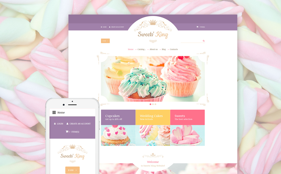 Sweet Shop Responsive VirtueMart Template New Screenshots BIG