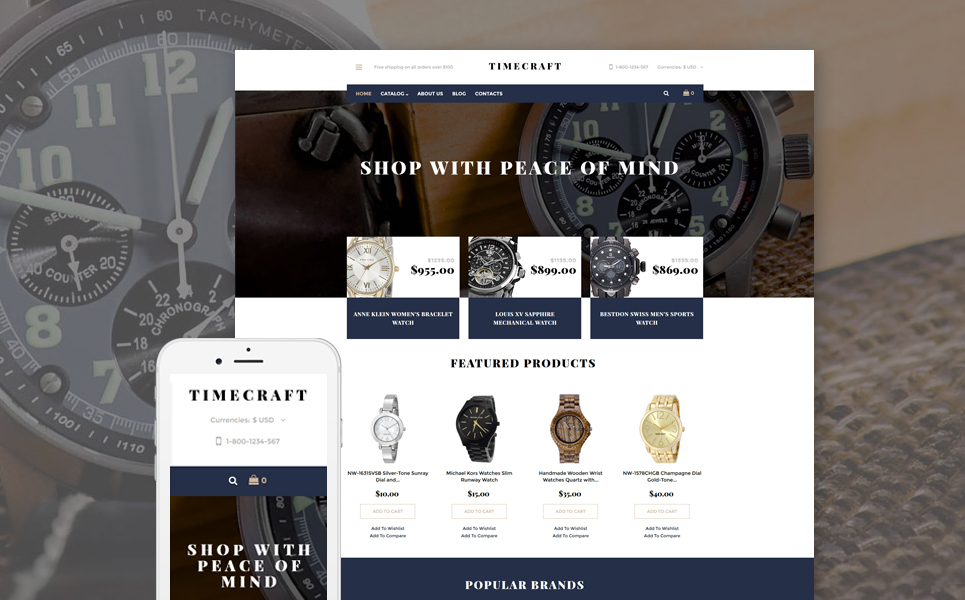 Timecraft VirtueMart Template New Screenshots BIG