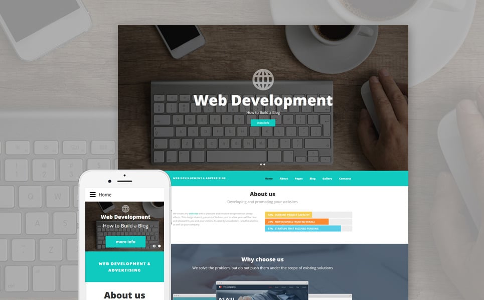 Web Development Joomla Template