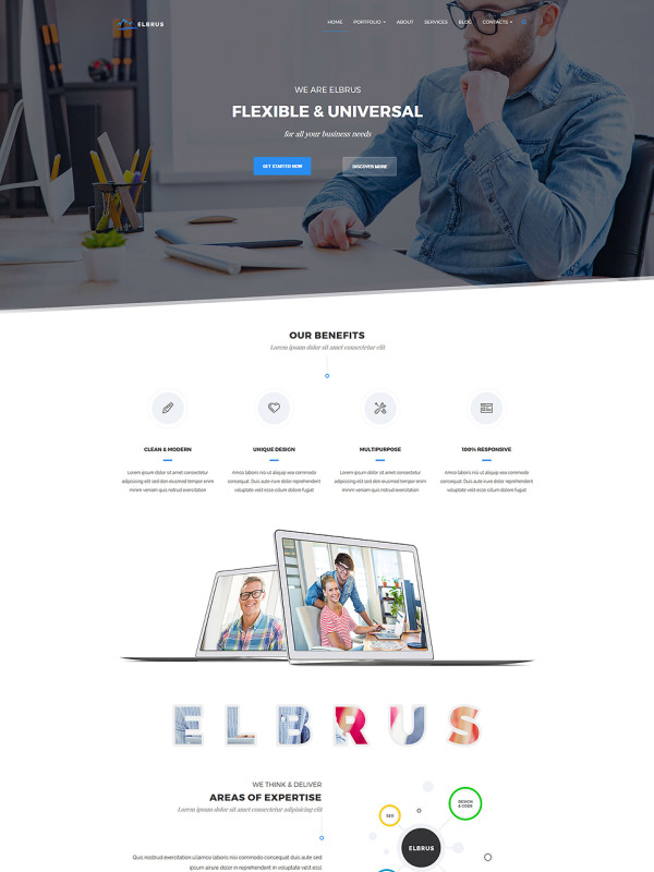 Elbrus - Business & Marketing Multipurpose WordPress Theme