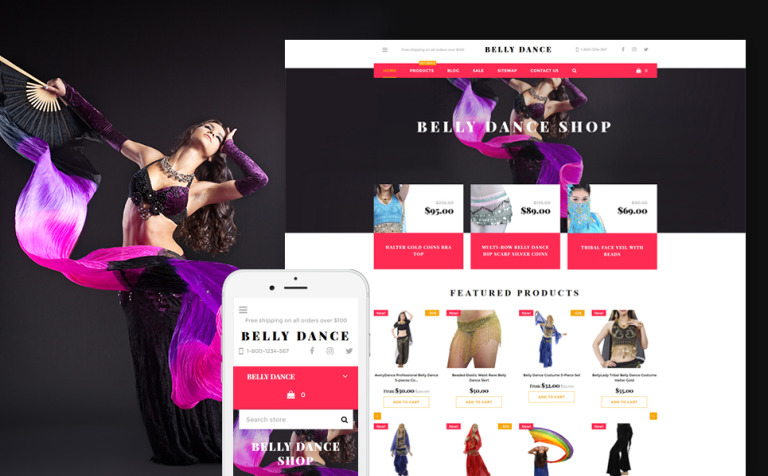 Belly Dance Responsive Shopify Theme Big Screenshot Belly Dance Shopify Theme New Screenshots BIG
