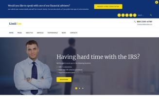 LimitTax - Auditing and Accounting WordPress Theme