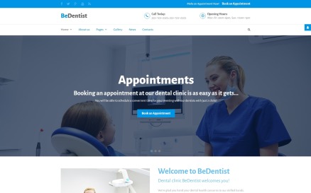 BeDentist Joomla Template