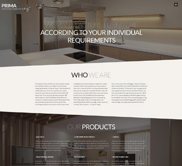 Op maat gemaakt voor design, interieur en meubilair websites. Joomla 3 Template 61197