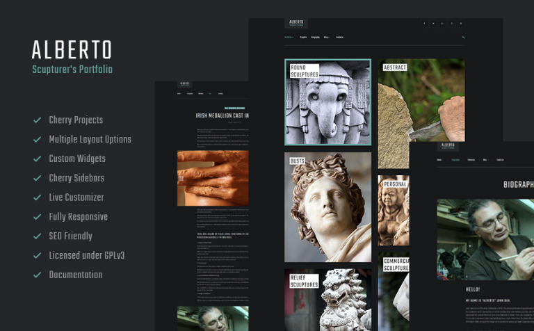 Alberto WPML ready WordPress Template Big Screenshot Alberto WordPress Theme New Screenshots BIG