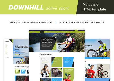 DownHill - Active Sport HTML5
