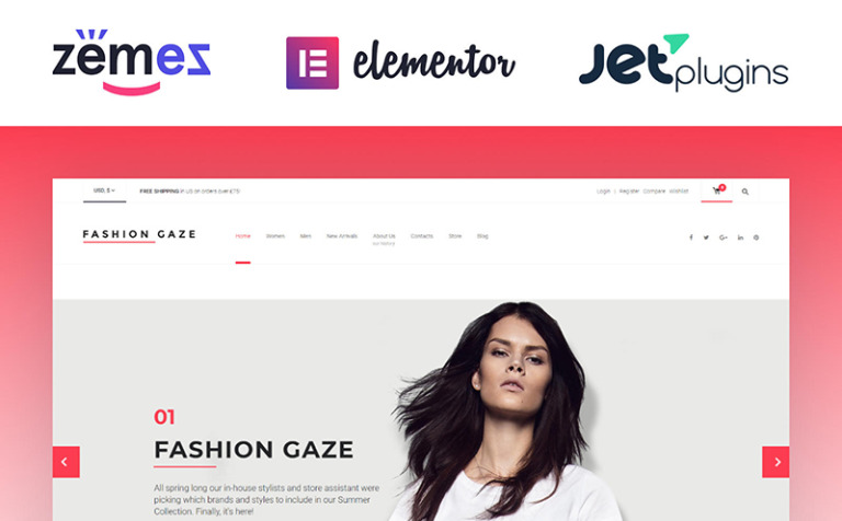 Fashion Gaze - Apparel Store WPML ready WooCommerce Template Big Screenshot Fashion Gaze - Apparel Store WooCommerce Theme New Screenshots BIG