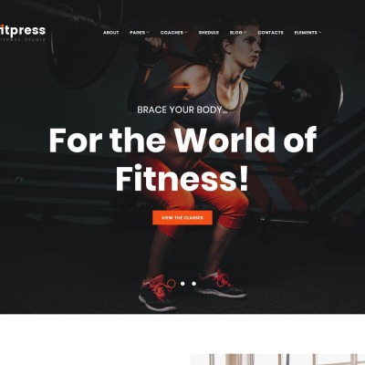 Gym Responsive WordPress Thema