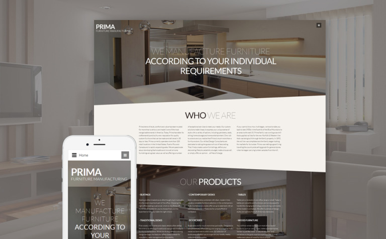 Interior design & furniture Responsive Joomla Template Big Screenshot Interior design & furniture Joomla Template New Screenshots BIG