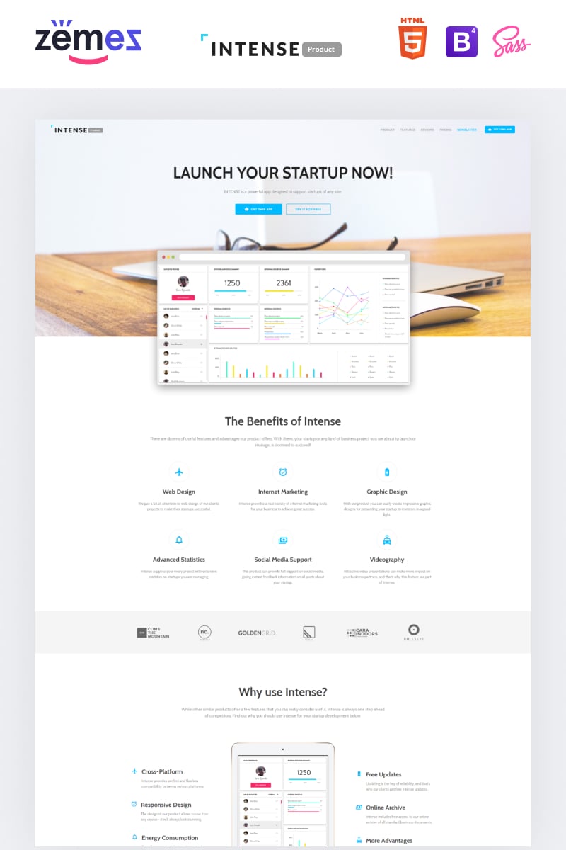 Landing Page Template namens "Web Developer" #61144