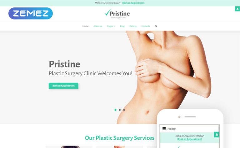 Plastic Surgery Clinic Responsive Joomla Template Big Screenshot Plastic Surgery Clinic Joomla Template New Screenshots BIG