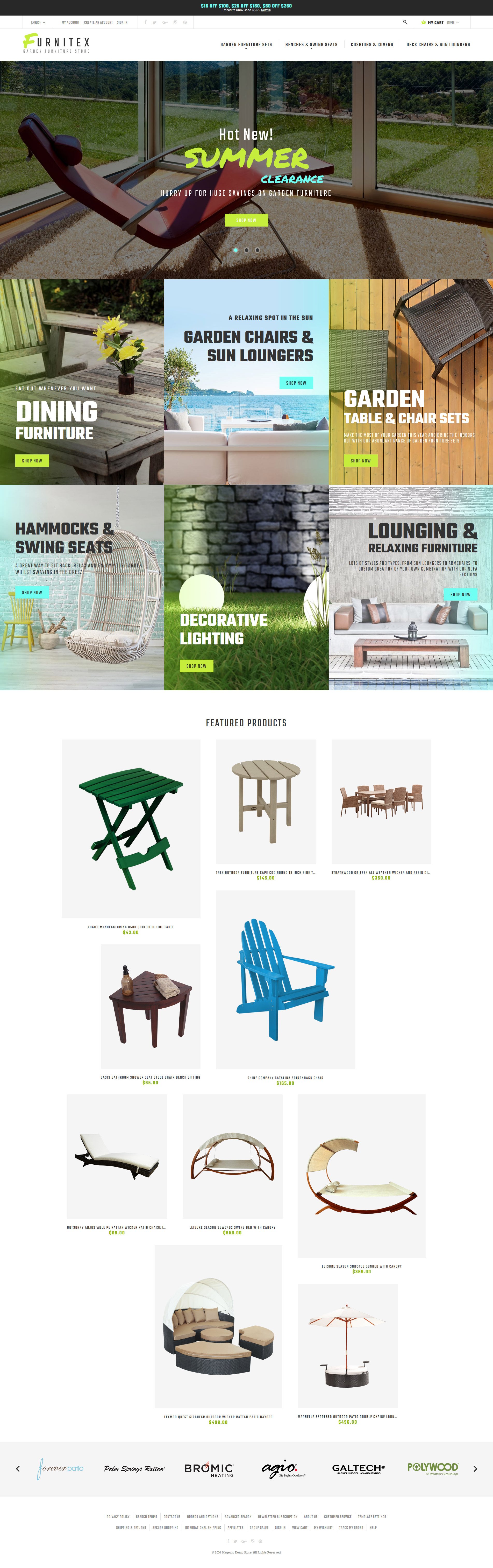 Responsivt Furnitex - Furniture Responsive Magento-tema #61190 - skärmbild