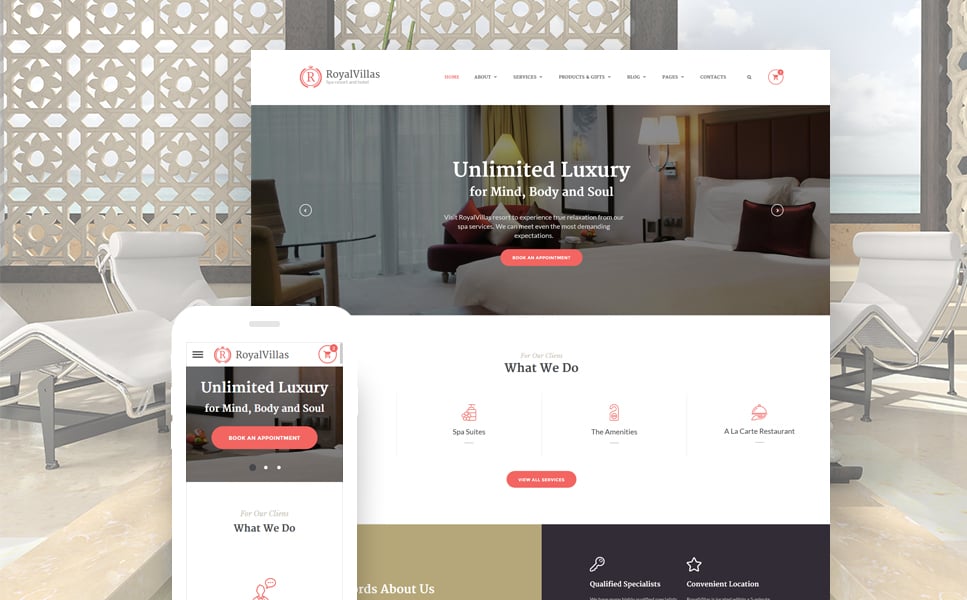 Royal Villas Website Template New Screenshots BIG