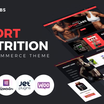 SportLabs - Sport Nutrition WooCommerce Theme WooCommerce Theme #61158