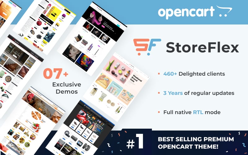 StoreFlex - Multipurpose OpenCart Template - screenshot