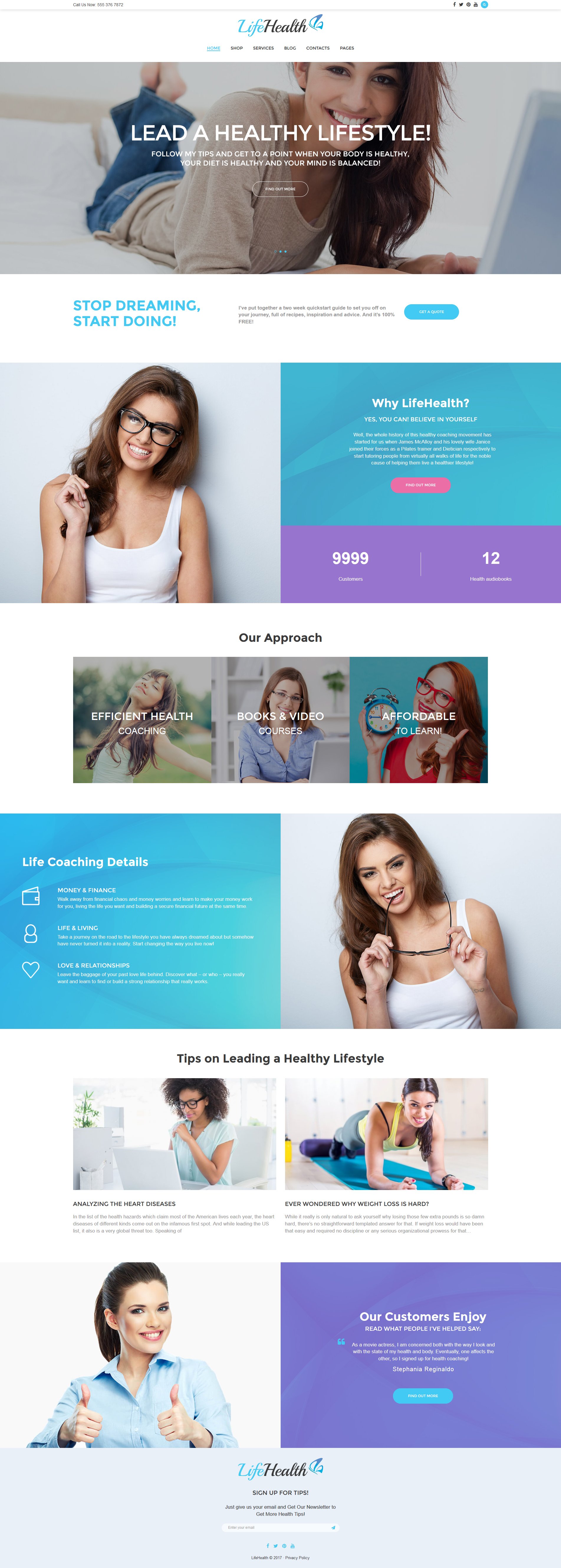 Tema De WordPress "LifeHealth" #61119 - captura de pantalla