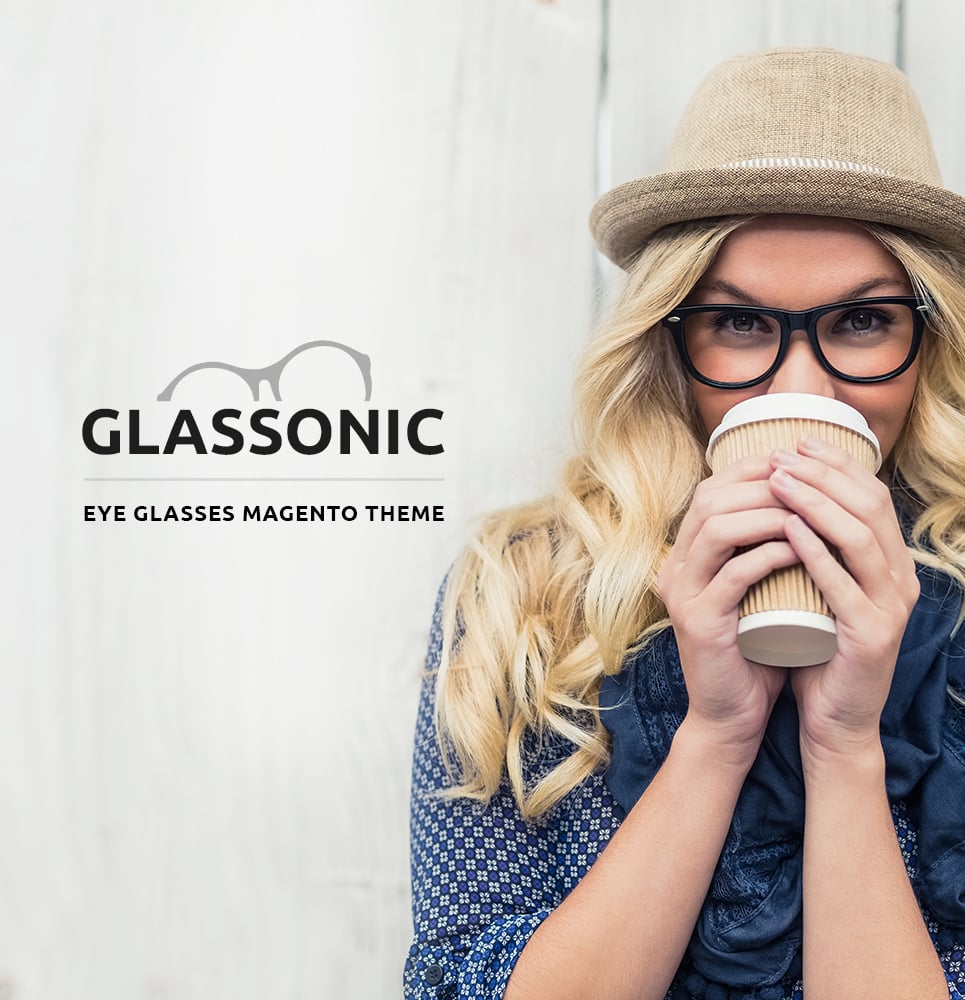 Tema Magento "Glassonic" #61193