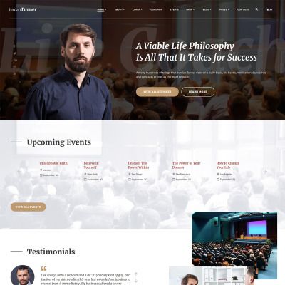 Template Web Flexível para Sites de Tutor de Vida №61145 #61145