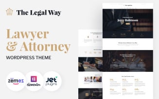 The Legal Way - Lawyer & Attorney WordPress Theme