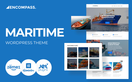 Encompass - Transportation Maritime WordPress Theme