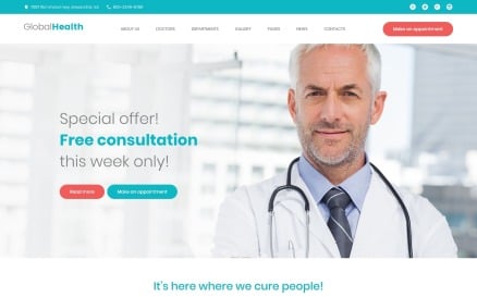 GlobalHealth - Doctor & Medical WordPress Theme