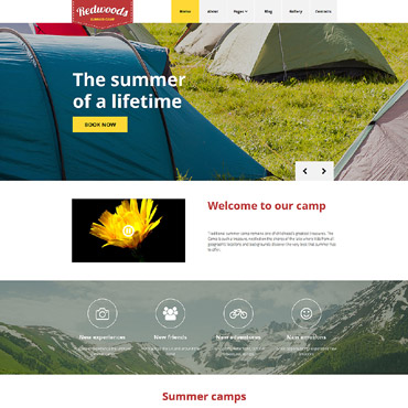 Summer Camp Joomla Templates 61257