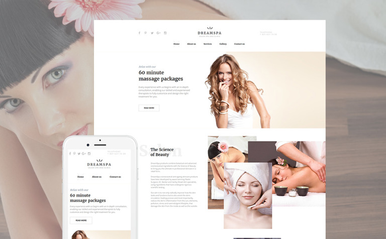 Beauty Salon Premium Moto CMS HTML Theme Big Screenshot Beauty Salon Moto CMS HTML Template New Screenshots BIG