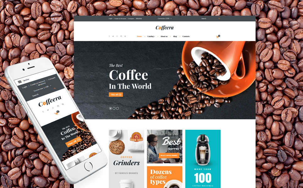 Coffeera VirtueMart Template New Screenshots BIG