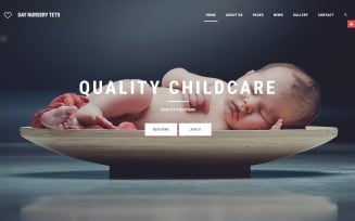 Day Nursery Center - Child care & Babysitter Responsive Joomla Template