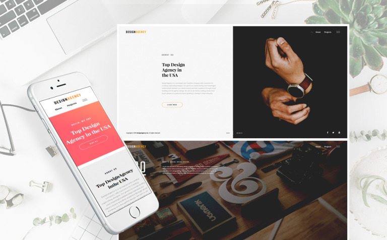 Design Agency Responsive Multipage Bootstrap Website Template Big Screenshot Design Agency Responsive Multipage Website Template New Screenshots BIG