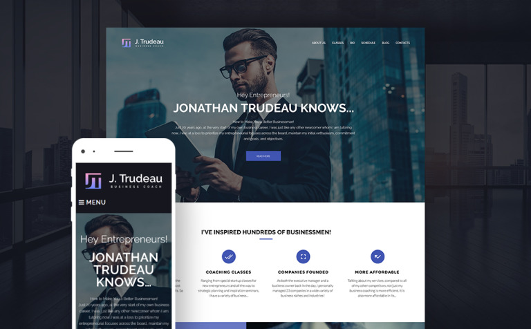 J.Trudeau - Business Coach WPML ready WordPress Theme Big Screenshot J.Trudeau - Business Coach WordPress Theme New Screenshots BIG