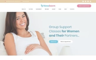 Newborn - Pregnancy Support Center WordPress Theme