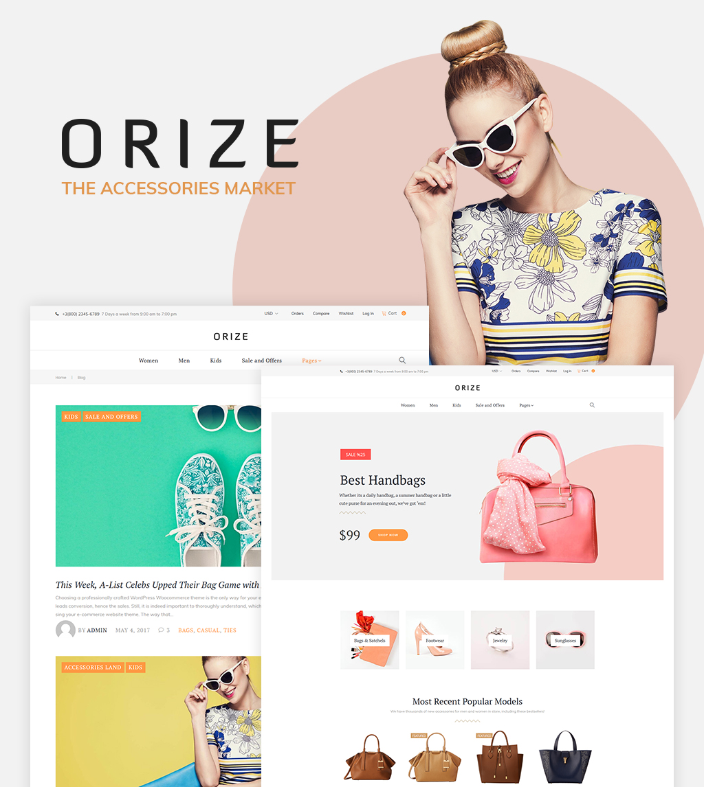 Orize - Accessories WooCommerce Theme WooCommerce Theme - screenshot