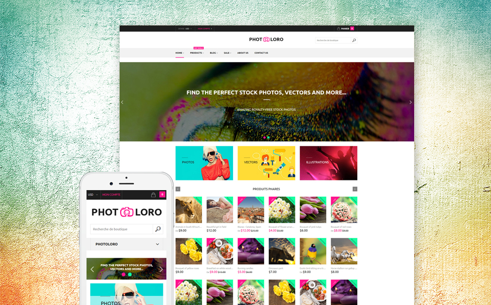 PhotoLoro Shopify Theme New Screenshots BIG