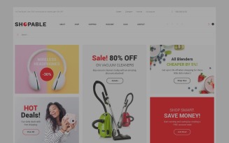 Shopable - Multiconcept Store Responsive WooCommerce Theme
