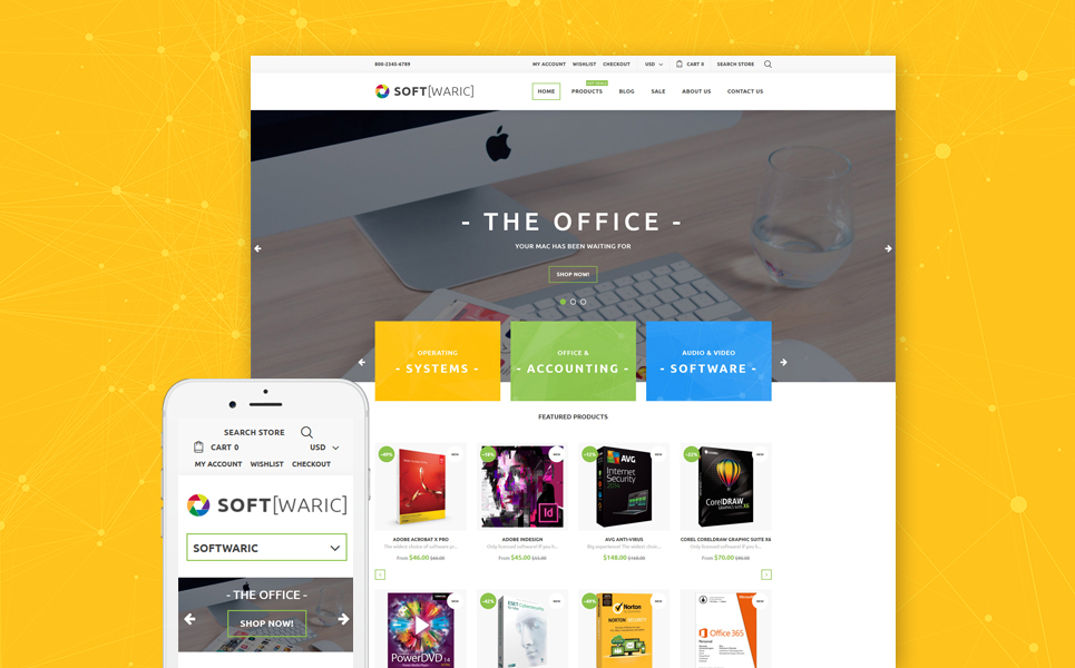 Software Store Responsive Shopify Theme New Screenshots BIG