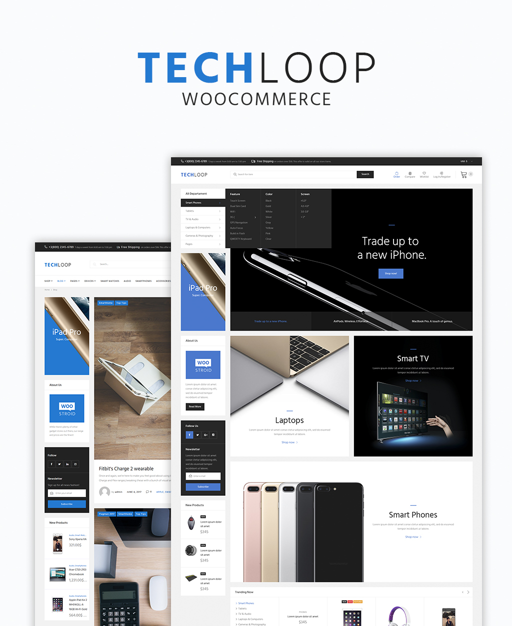 TechLoop - Electronics & Gadgets Store Responsive WooCommerce Theme New Screenshots BIG